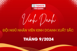 VINH DANH ĐỘI NGŨ NHÂN VIÊN KINH DOANH XUẤT SẮC THÁNG 09-2024